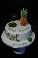 Pineapple and Cactus cake